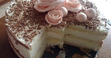 Šampaninis tortas - pavyko nustebinti ne vieną!