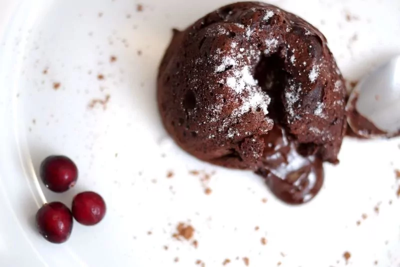 Chocolate fondant - шоколадный фондан (десерт fondant au chocolat)