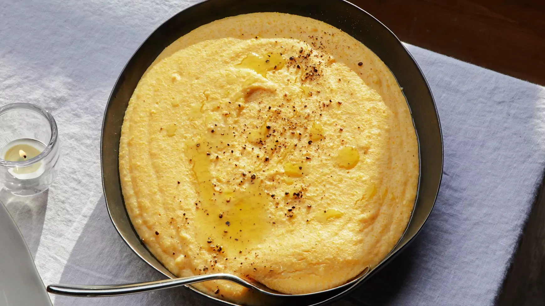 Polenta - kreminė kukurūzų košė