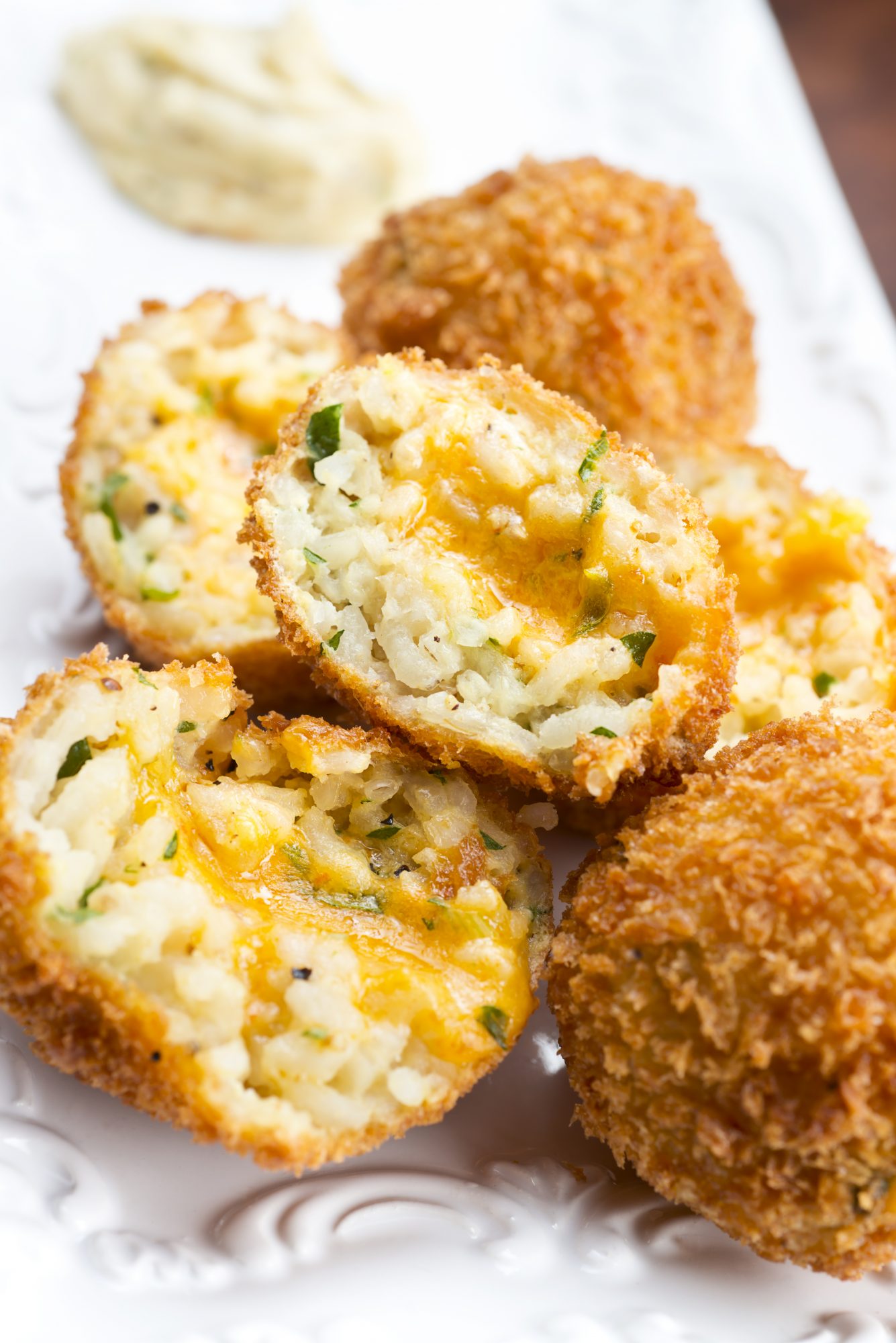 Przepis na Arancini - ryżowe kulki risotto z serem