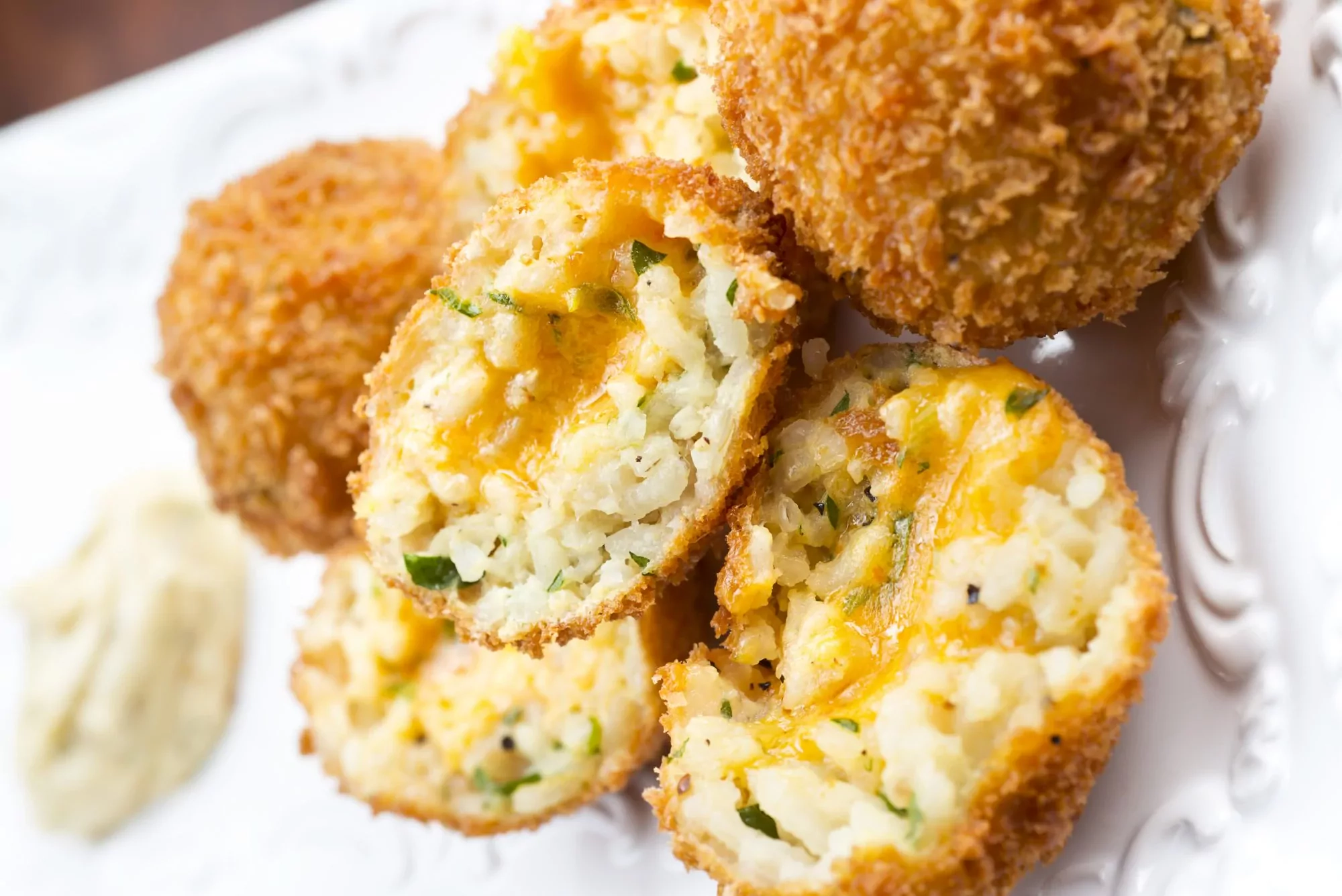 Przepis na Arancini - ryżowe kulki risotto z serem