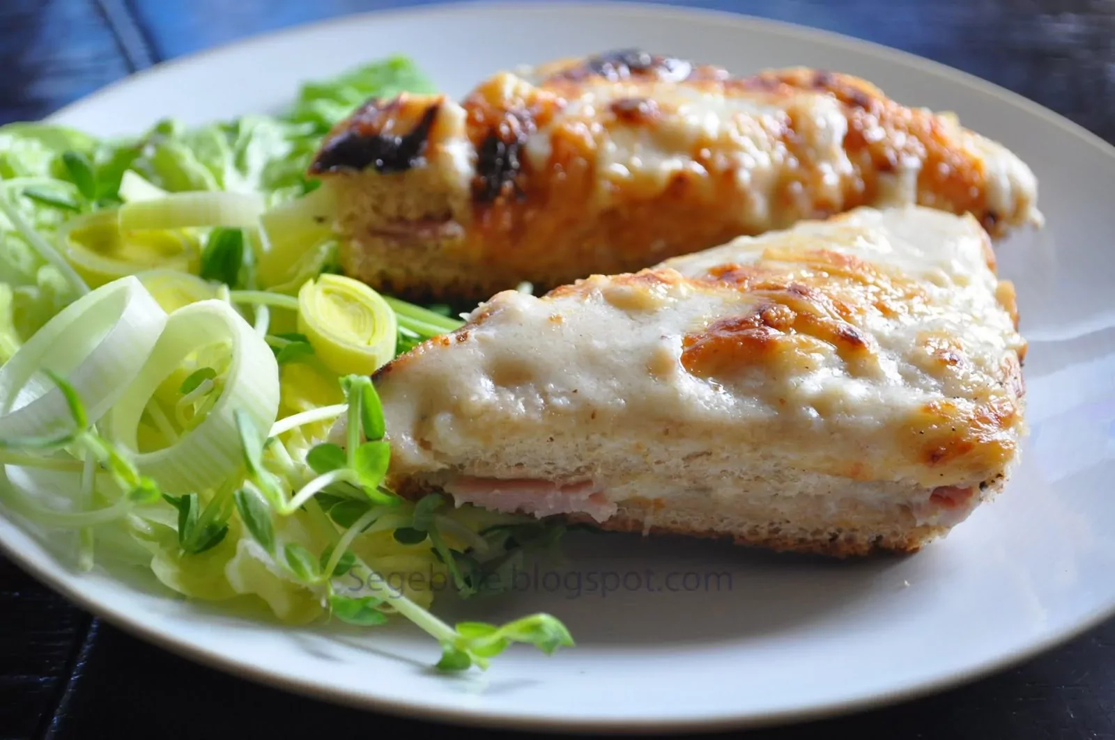 Croque Monsieur - Französische warme Sandwiches aus dem Ofen