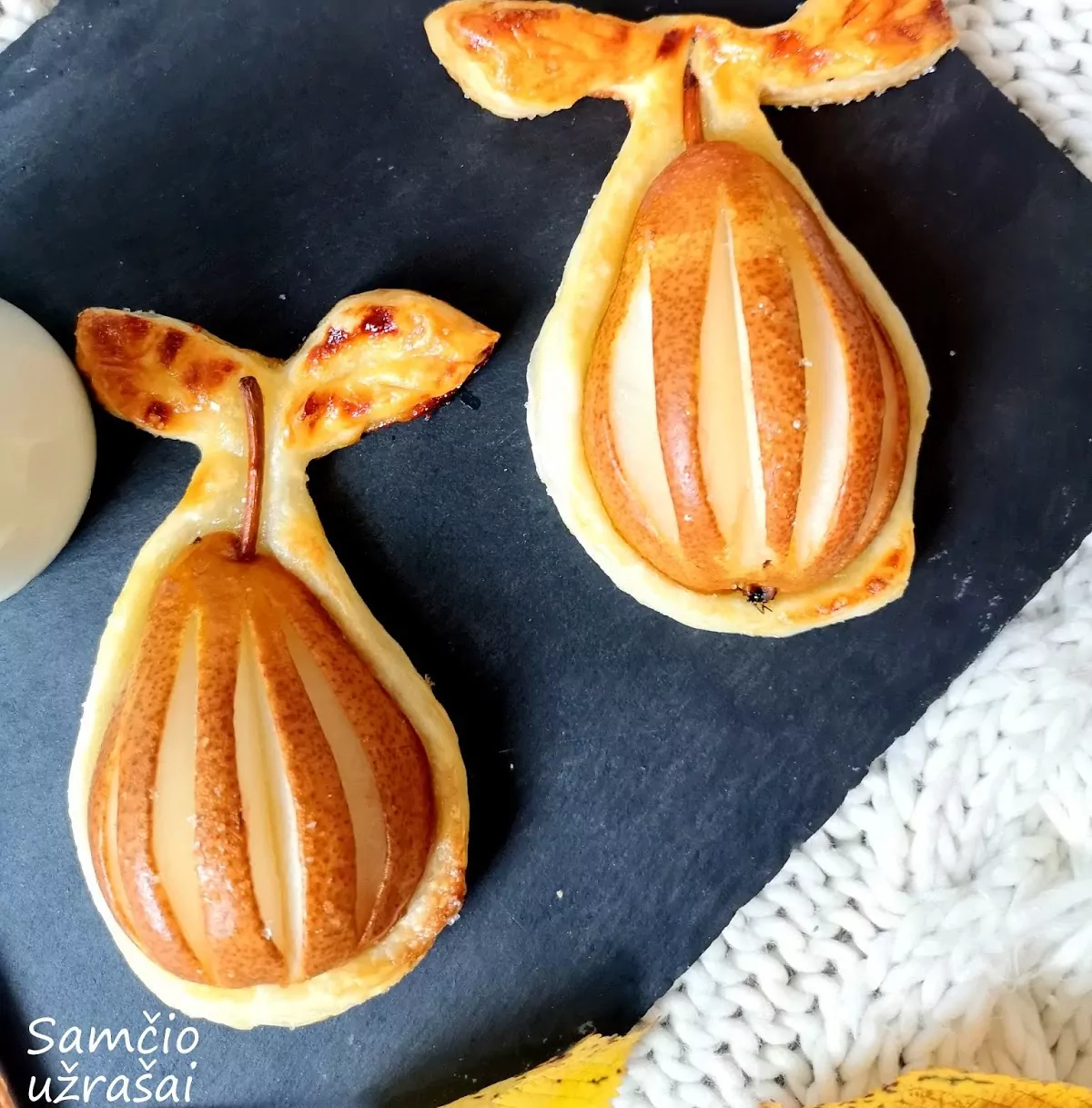 Pyragaičiai: Kriaušės sluoksniuotoje tešloje - gailiuosi neišbandžiusi anksčiau!