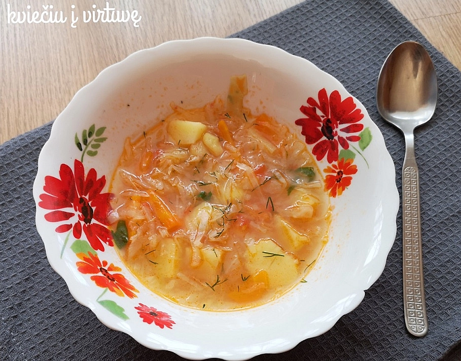 Kopūstų sriuba su pomidoru - nuo šiol gaminsite tik taip!
