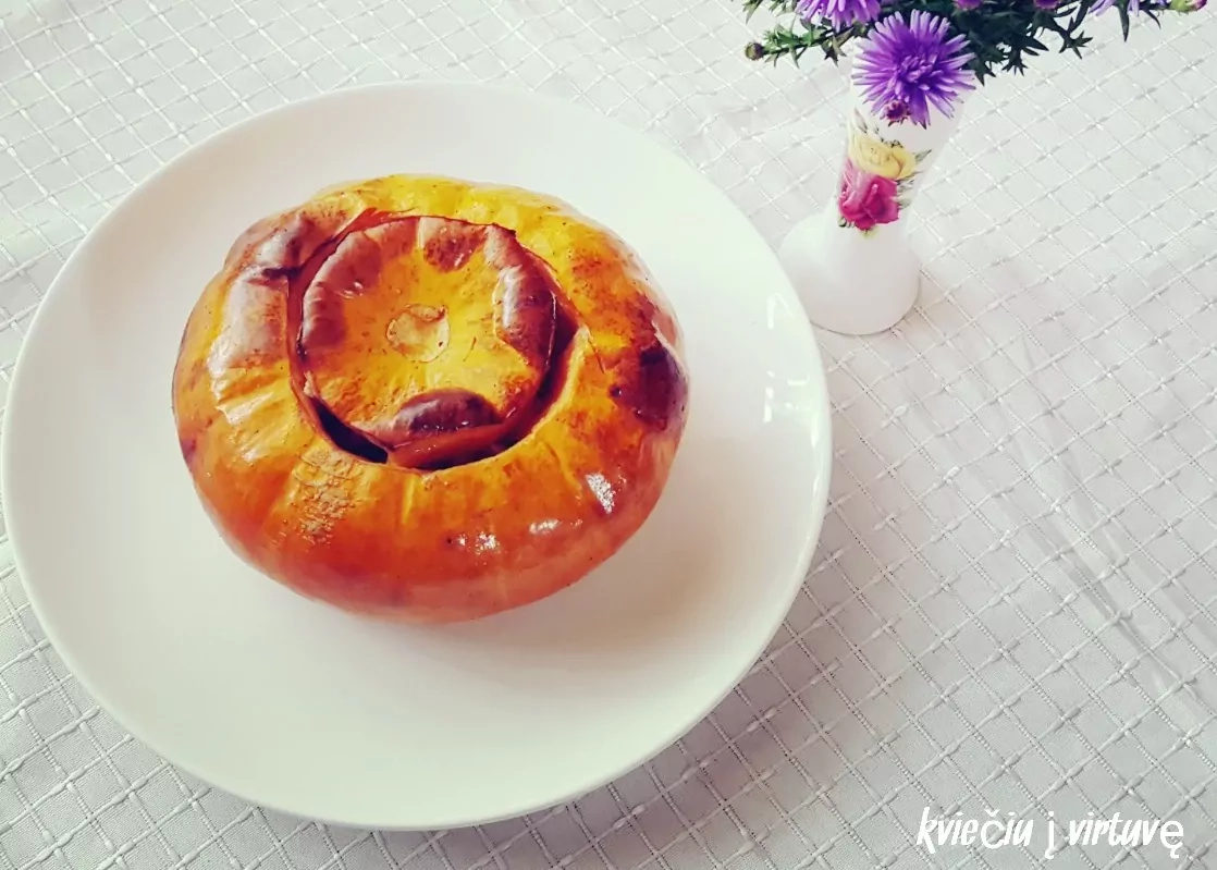 Prabangus antienos troškinys moliūge - nustebins kiekvieną svečią!