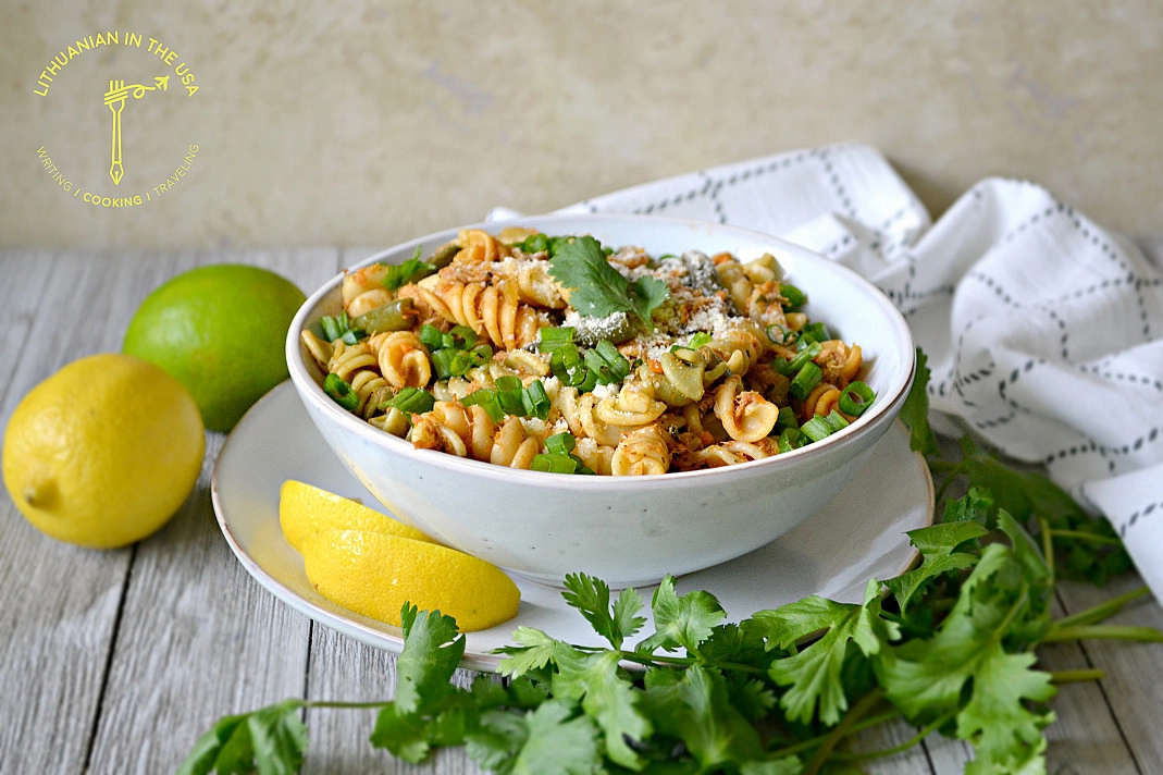 Healthy Pasta with Tuna and Green Beans
