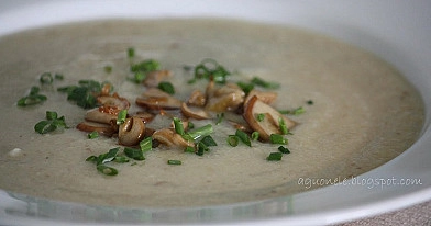 Густой суп с боровиками