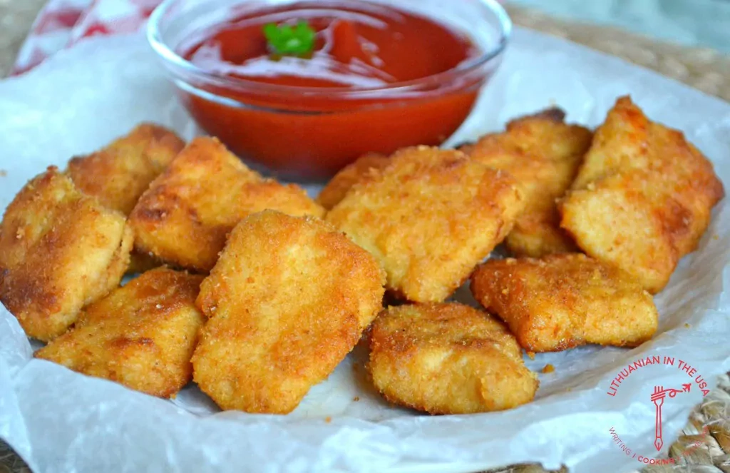 Pasakiškai skanūs vištienos kąsneliai arba naminiai chicken nuggets