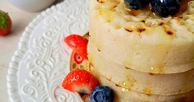 Дрожжевые оладьи крампет. Таких вы ещё не готовили и не пробовали!