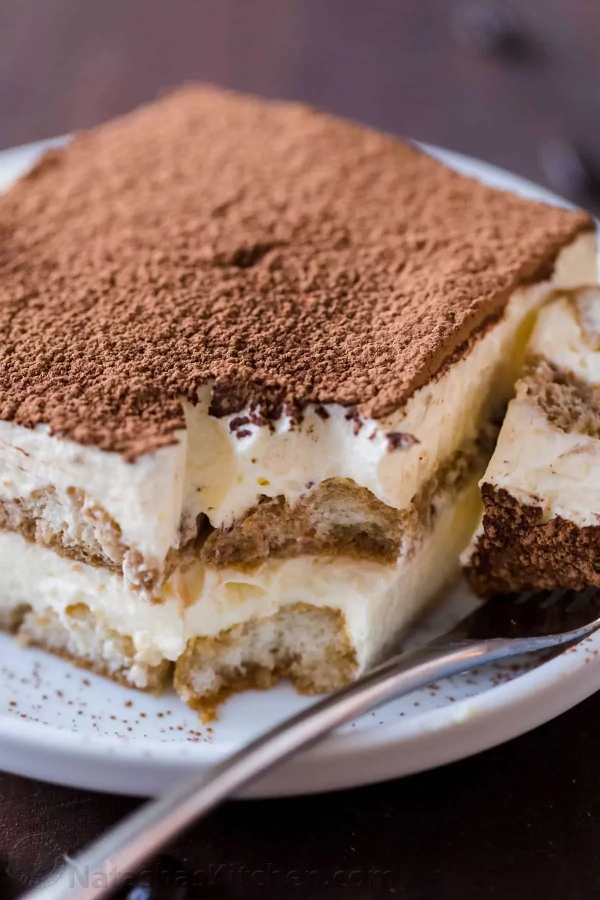 Nekeptas tiramisu pyragas su maskarpone