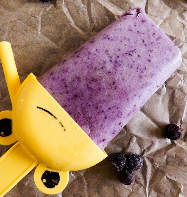 Bananų ir mėlynių ledai