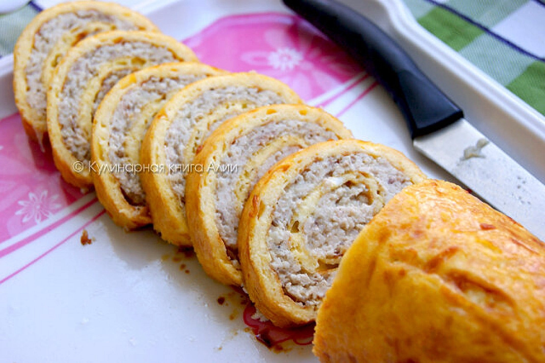 Куринный рулет