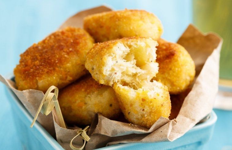 Traškūs bulvių ir vištienos kroketai