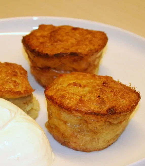 Mini bulviniai plokštainiai (kugeliai) - nuo šiol norėsite kepti tik taip!