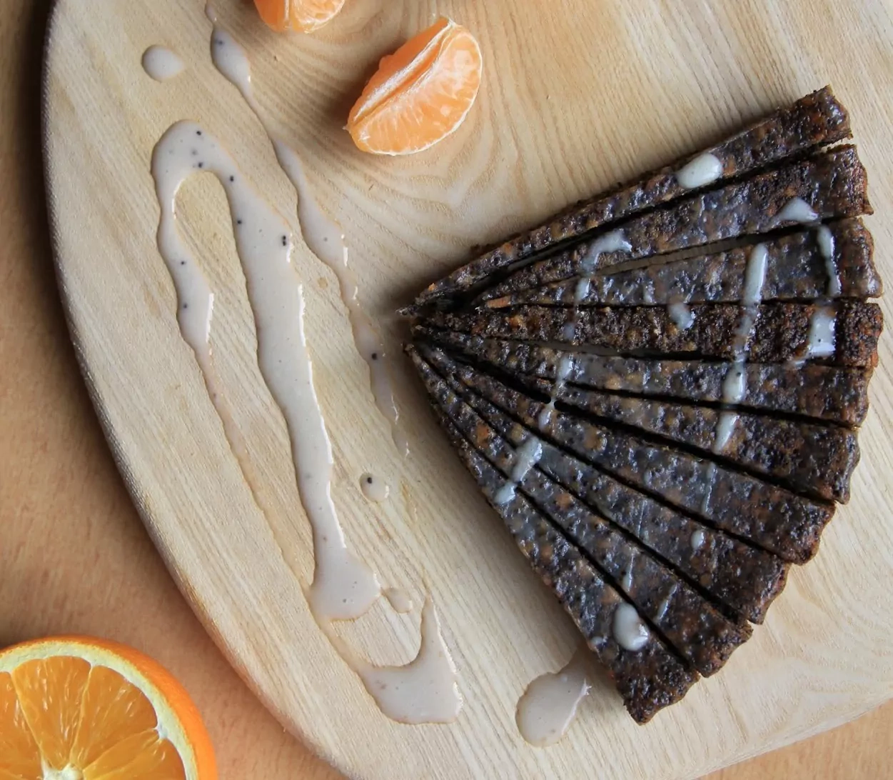 Веганский пирог с маком ♥ без молока и яиц (очень подходит для сочельника или рождества!)