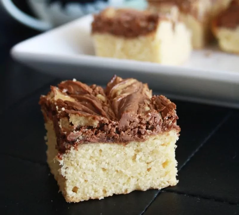 Tobulas desertas: Blondės su Nutella