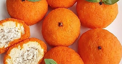 Originalus ir skanus šventinis užkandis "Mandarinas"