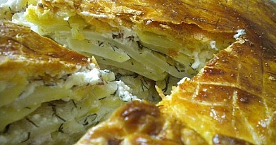 Пирог из картофеля с грибами. так просто, но так вкусно!