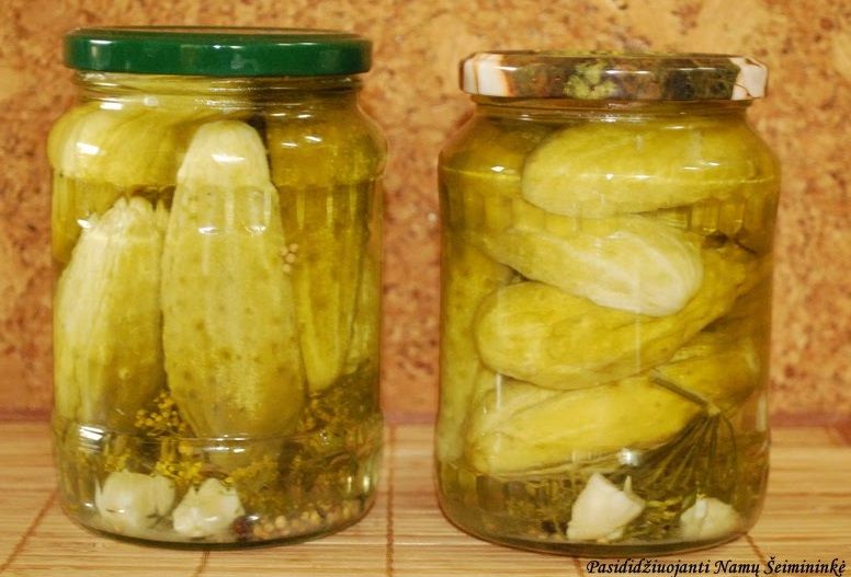 Agurkai su degtine, bet ne girti (atsargos žiemai)