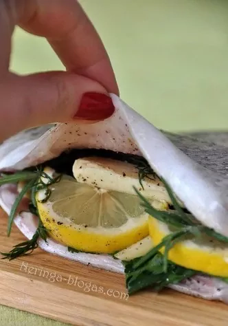 Keptas upėtakis su žolelėmis - aromatingas ir sultingas!