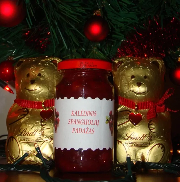 Kalėdinis spanguolių padažas pagal Beatą (prie mėsos)