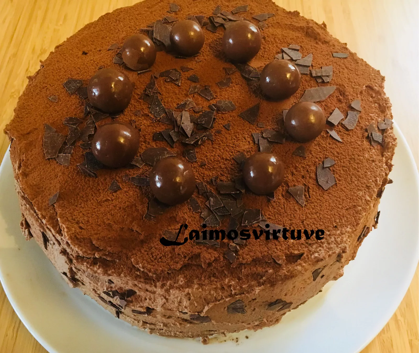 Šokoladinis tortas Triufelis - gyrė visi kas ragavo!