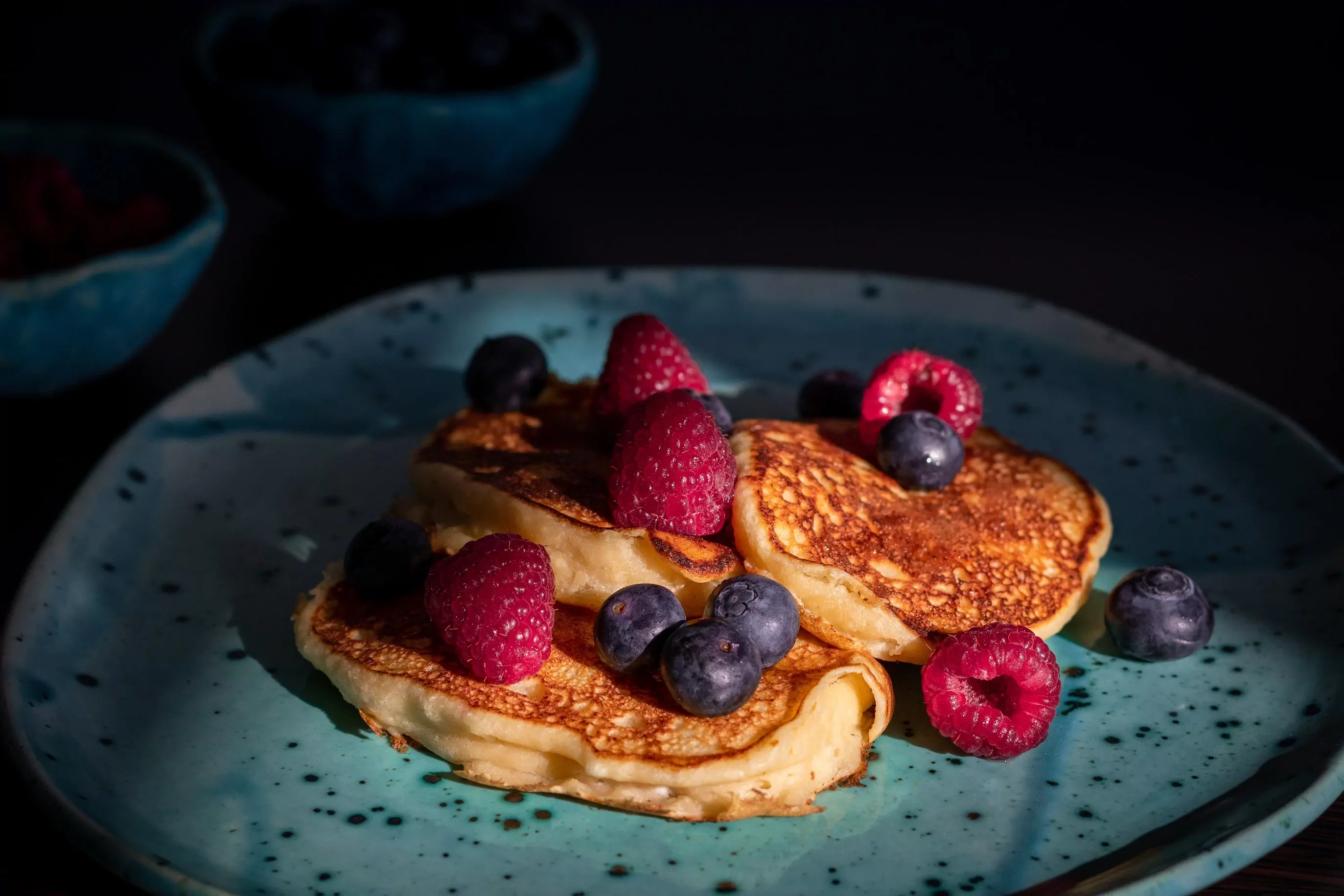 KETO Coconut flour pancakes (sugar and dairy free)