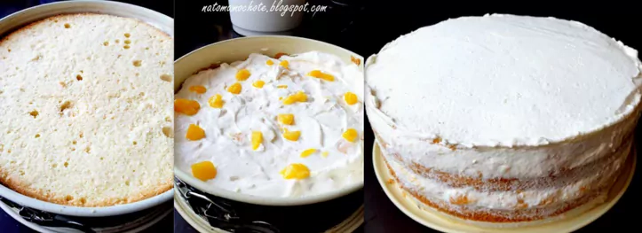 Ciasto - Tort Mango z Lustrzaną Glazurą