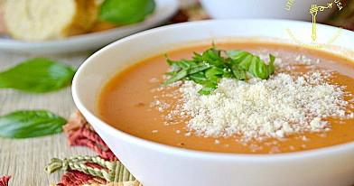Perfect creamy mashed tomato soup
