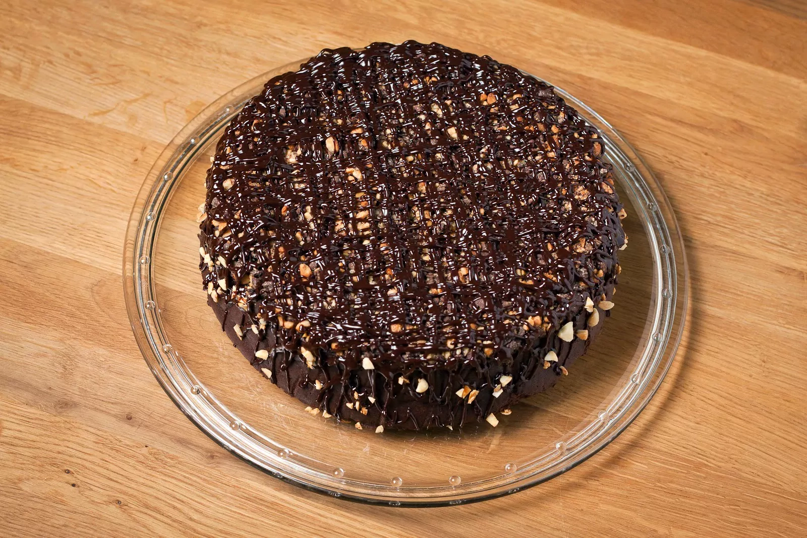 Šokoladinis obuolių ir datulių pyragas