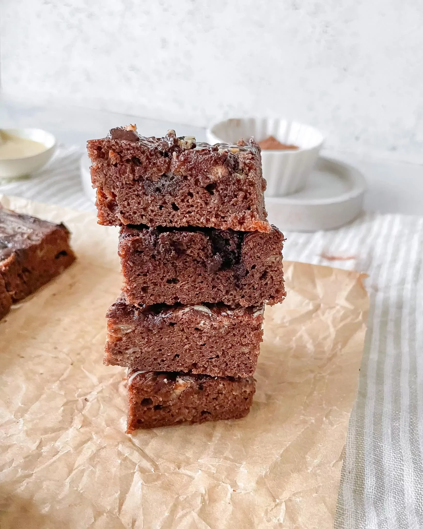Sveikas brownie - braunis su riešutų sviestu, be miltų