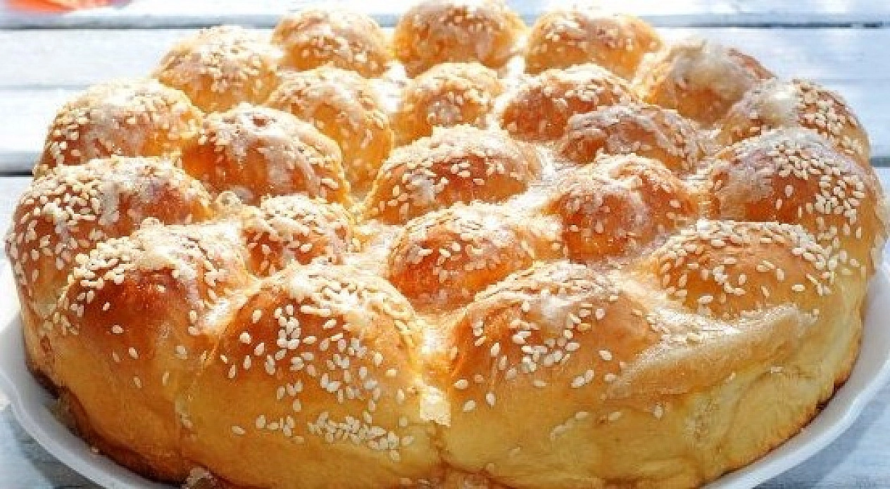 Pyragas "Bičių korys" (su varške)