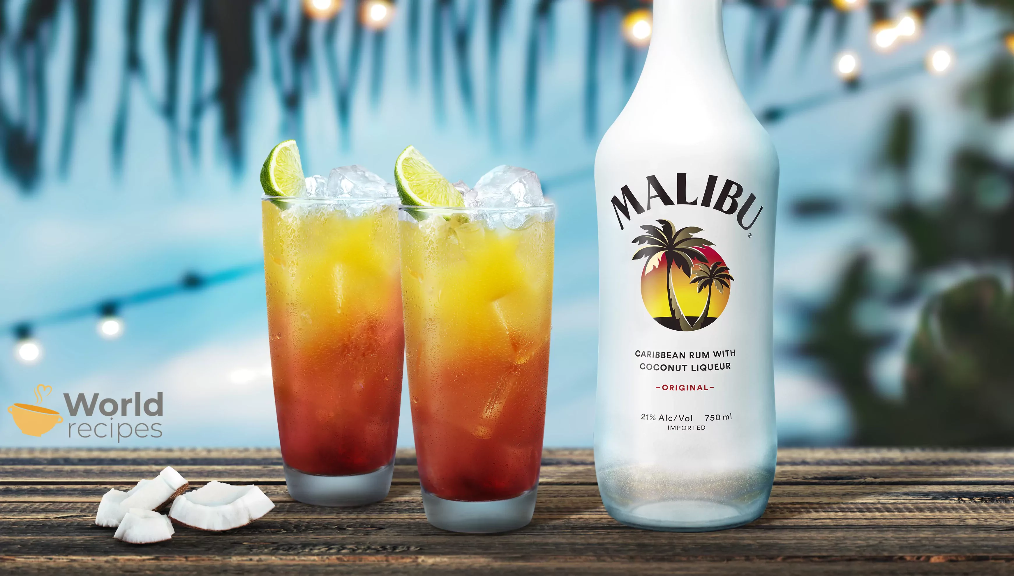 Malibu kokteilis