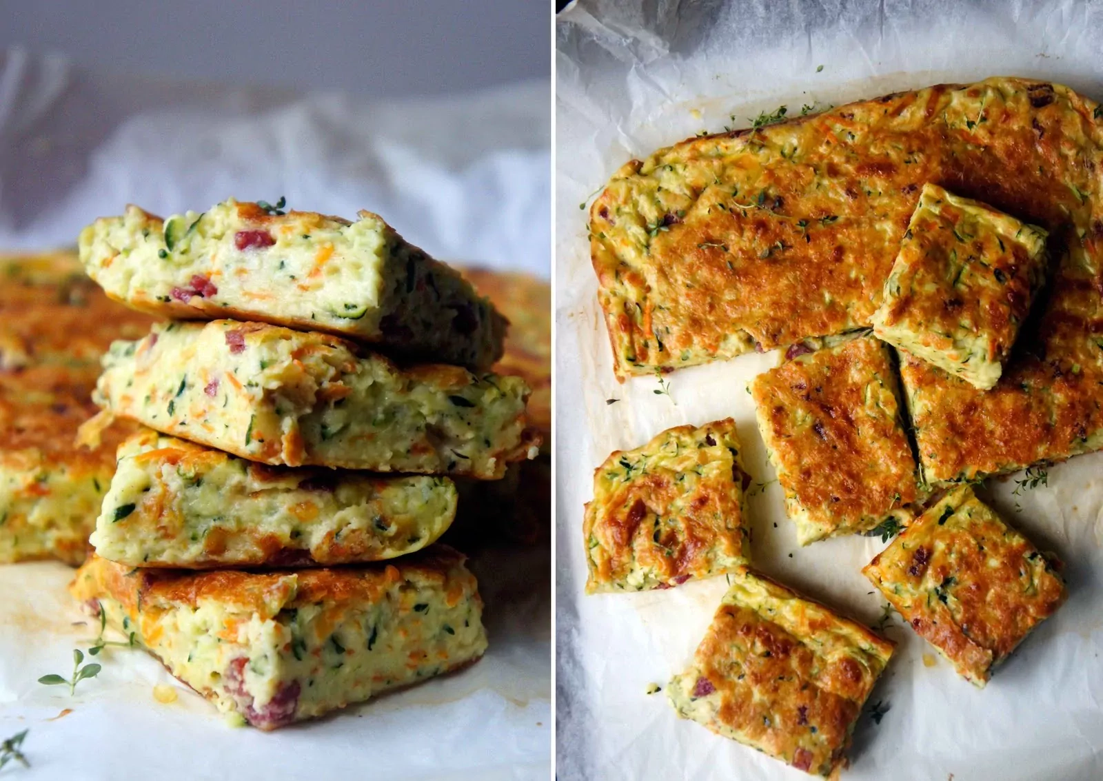 Cukinijų ir morkų apkepas su sūriu