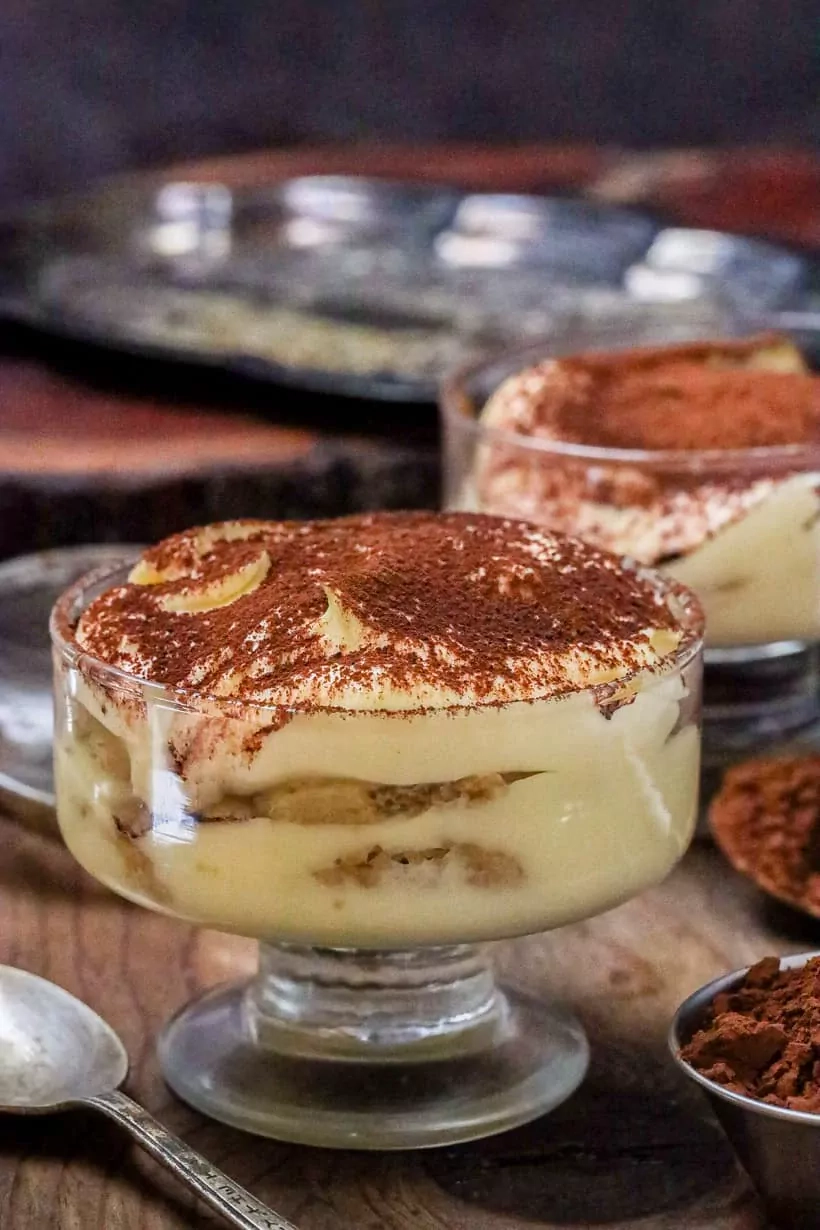 Tiramisu receptas su maskarpone ir Savoiardi - Damų pirštelių sausainiais