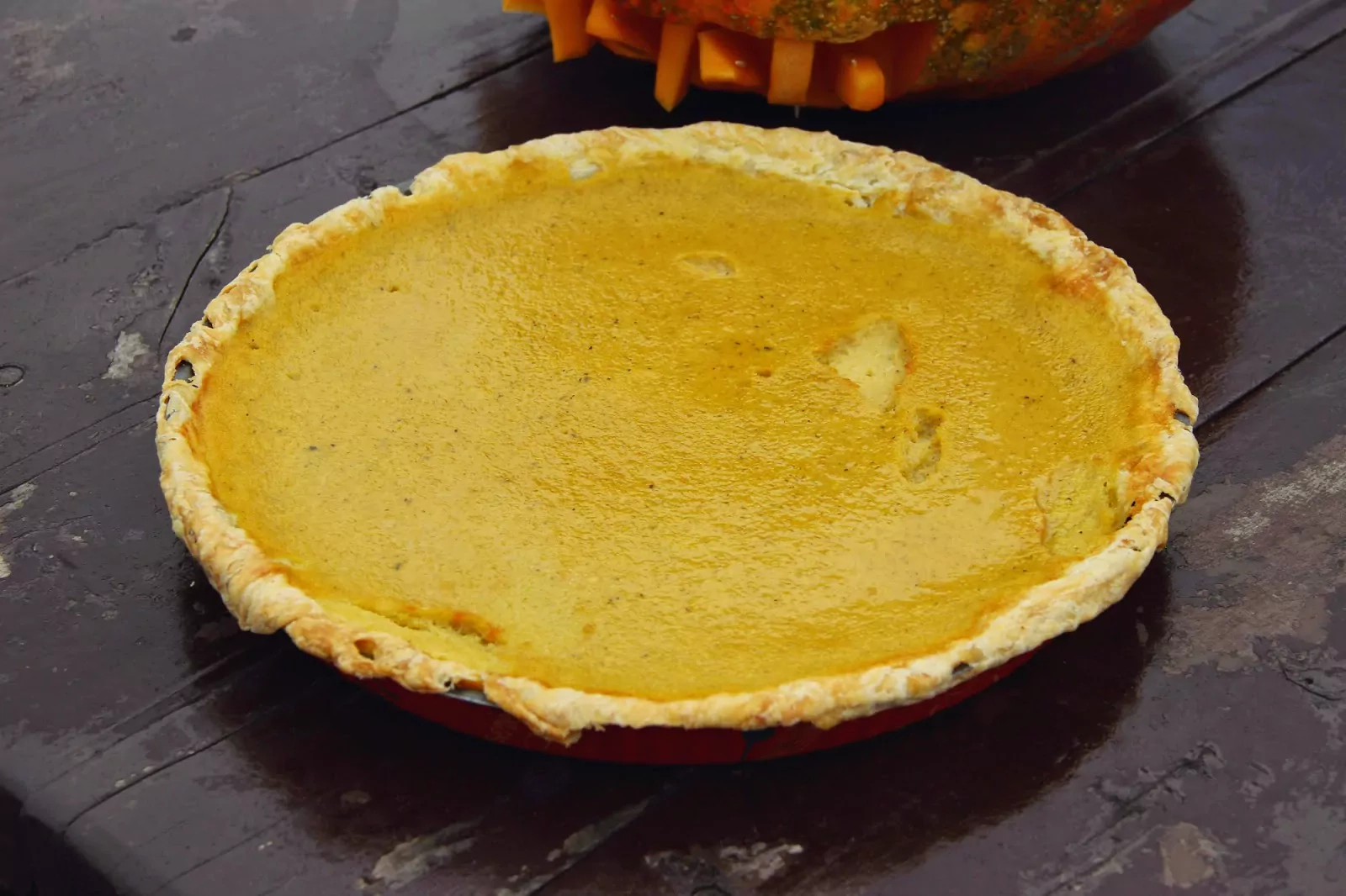 Sviestinės tešlos saldus moliūgų pyragas