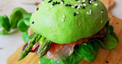 Avokado "burgeris" su lašiša