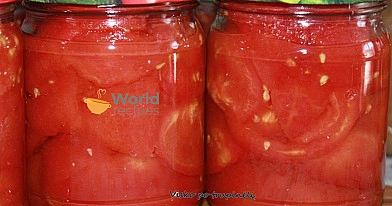 Natūralūs marinuoti pomidorai "sausai" žiemai su druska