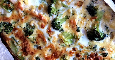 Kišas - Maistingasis vištienos ir brokolių pyragas