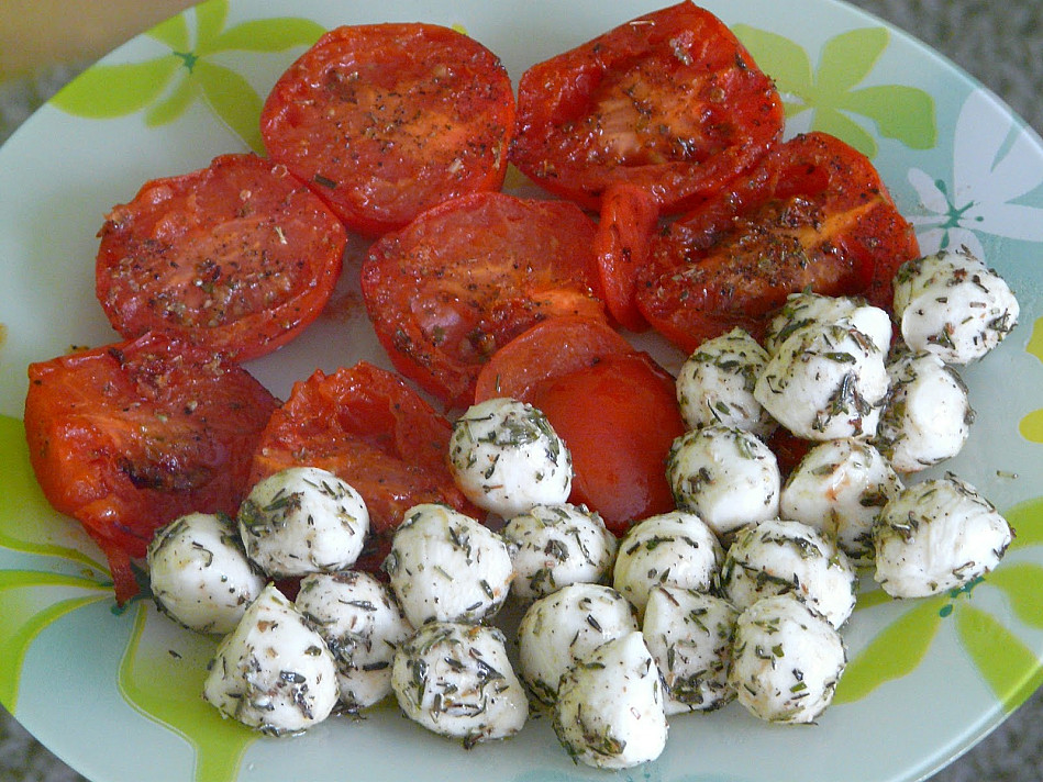 Garnyras: Karamelizuoti pomidorai