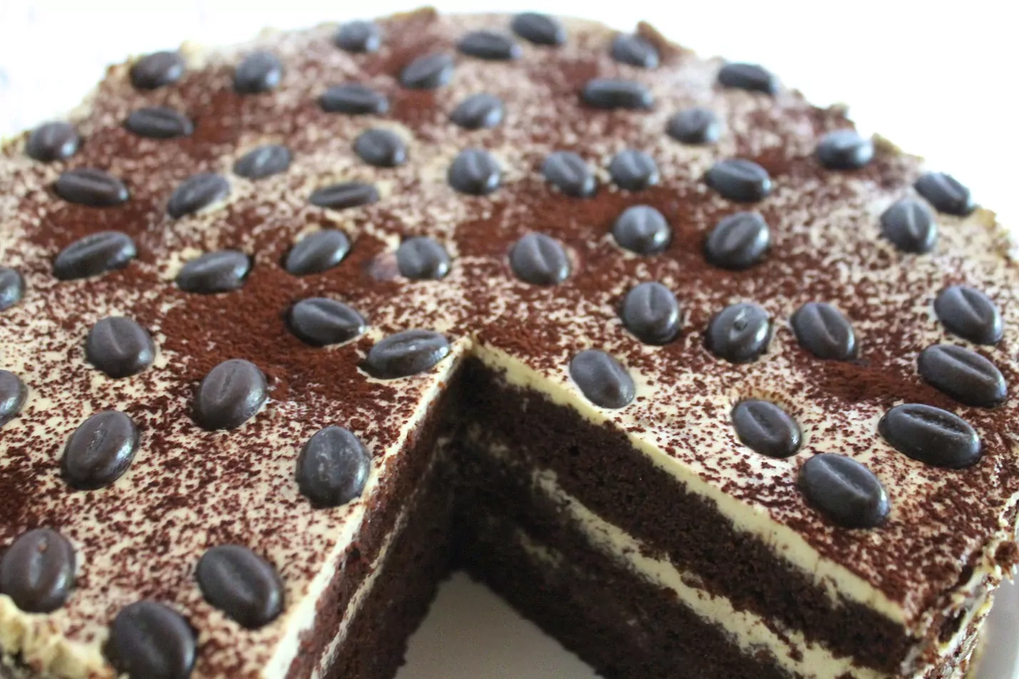 Cappuccino - kapučino tortas su maskarponės ir grietinėlės kremu