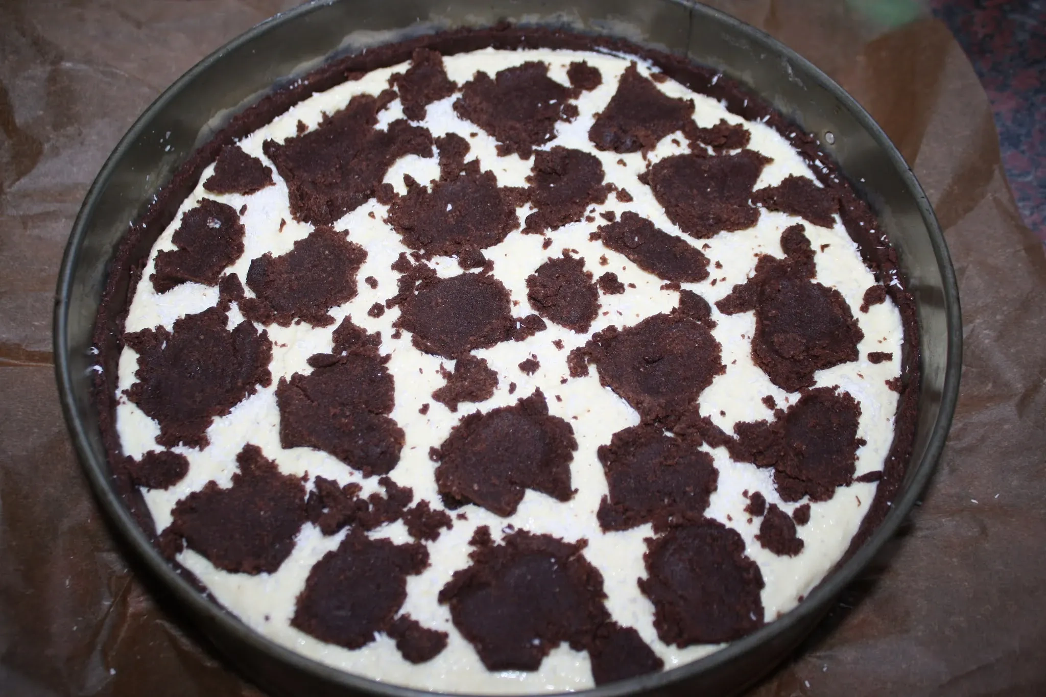 Kakavinis varškės pyragas "Rusiškas plėšytas"