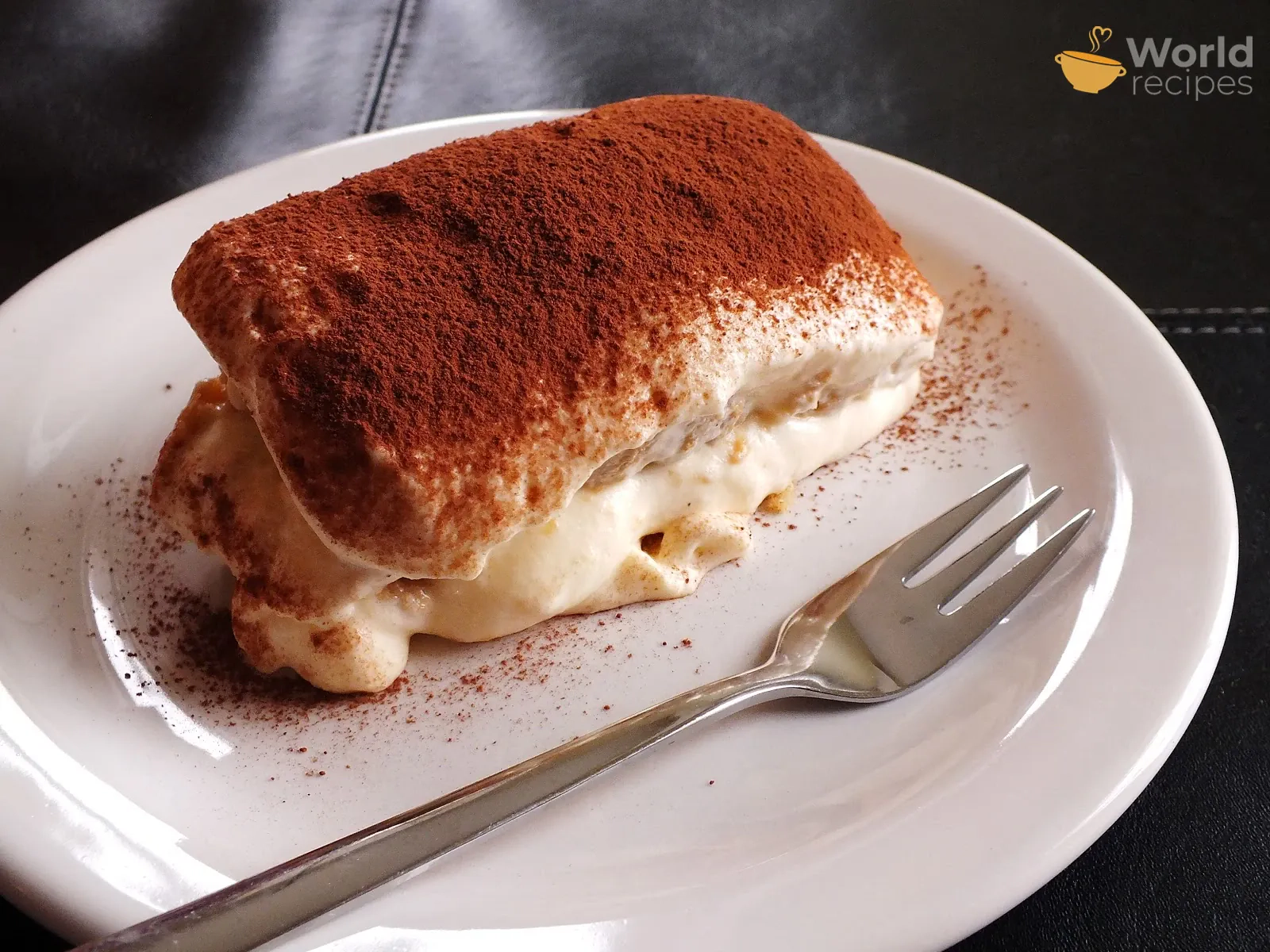Tiramisu su maskarpone ir kiaušiniais, be grietinėlės