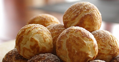 Aebleskiver arba Daniškos spurgytės - blyneliai