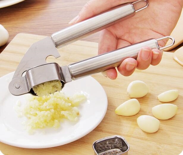 išspaustas česnakas