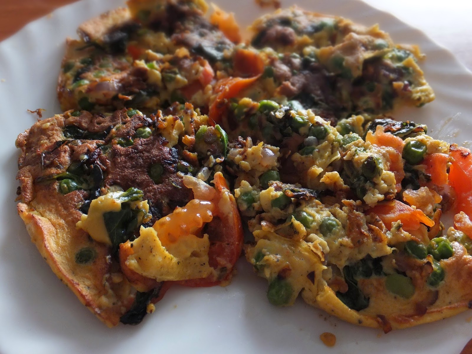 fritata su špinatais