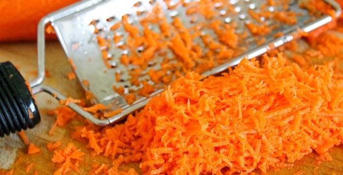 smulkiai sutarkuota morka