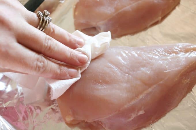 nusausiname vištienos filė