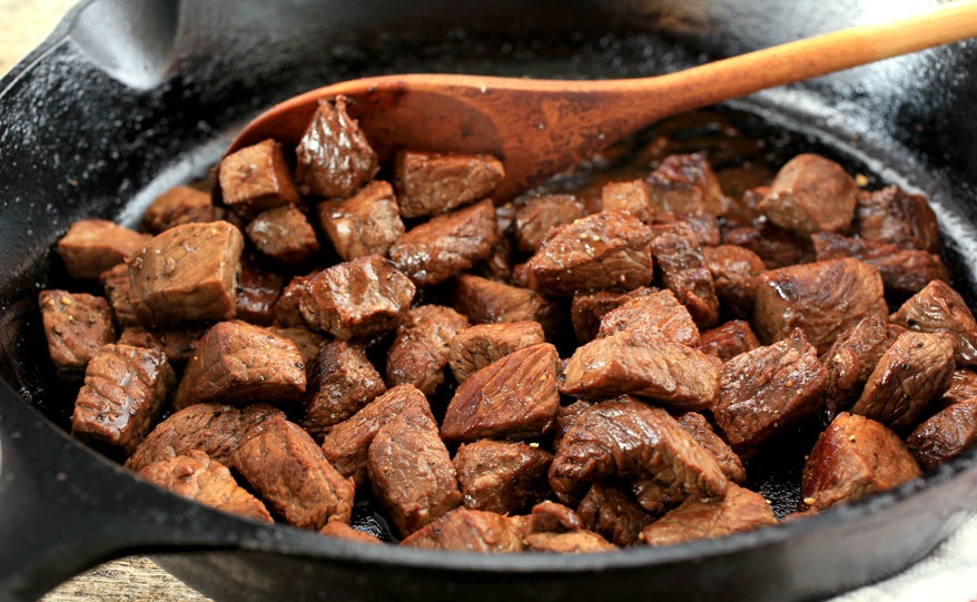 apkepti jautienos gabaliukai