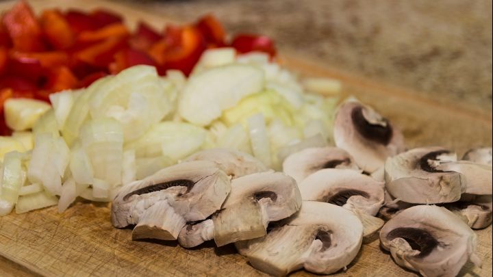 supjaustyti pievagrybiai